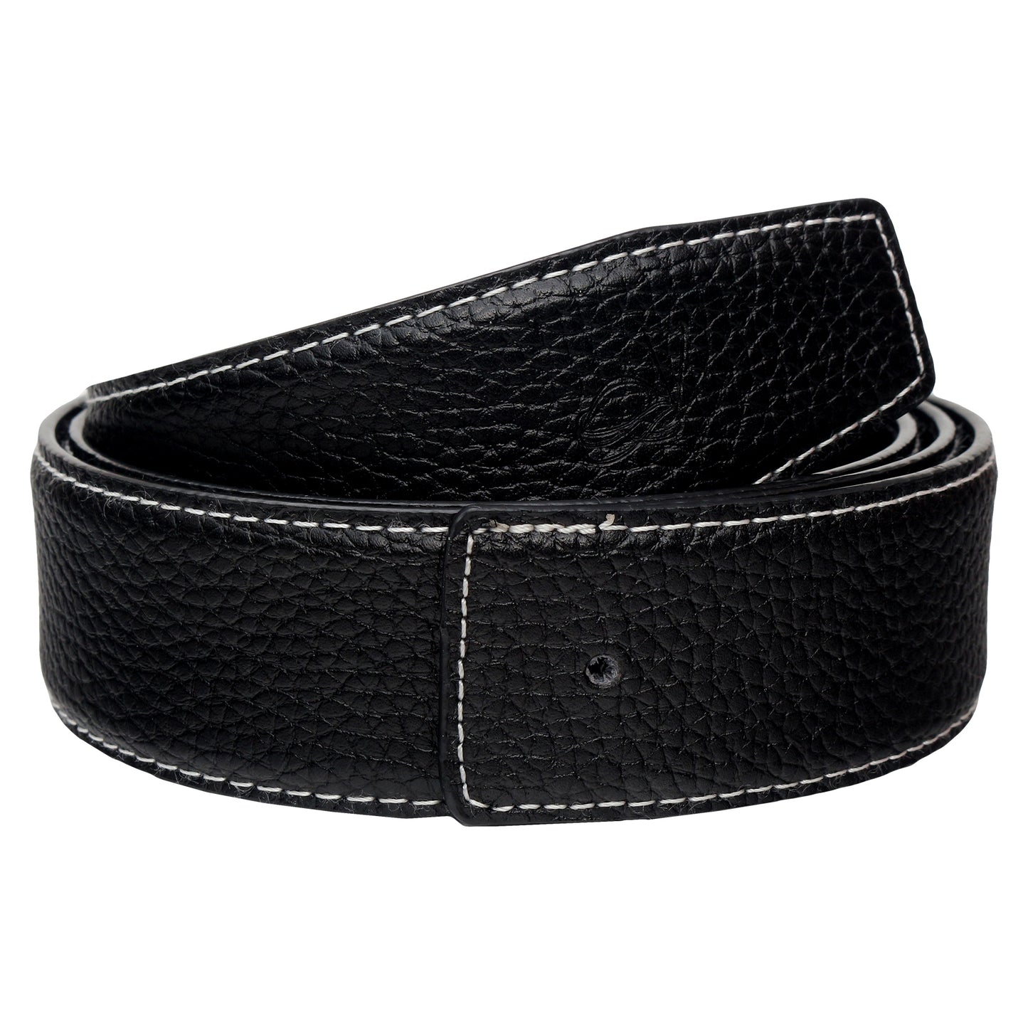 QHA Mens Leather Belts Genuine Replacement Belt Strap Without Buckle for Men Jeans 38mm Wide Q06