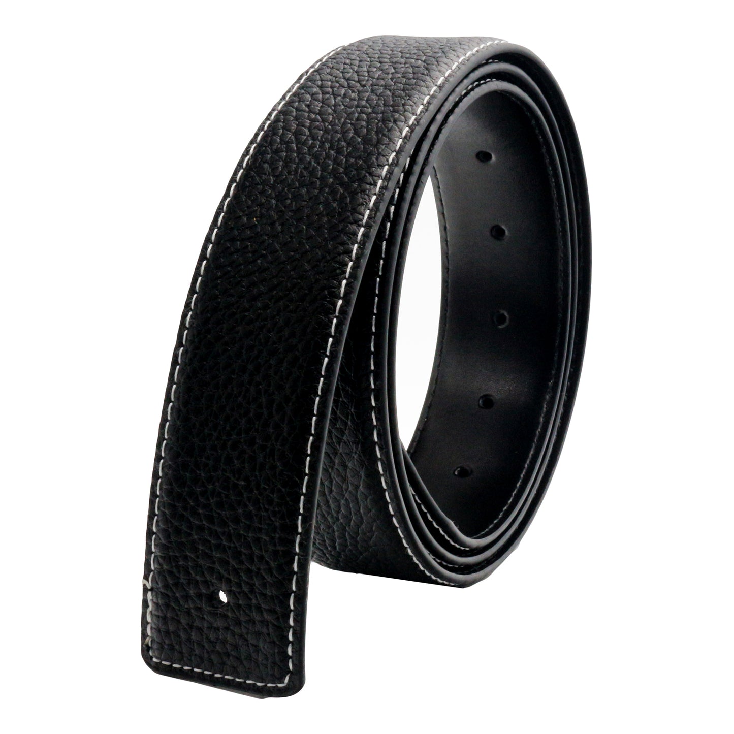 QHA Mens Leather Belts Genuine Replacement Belt Strap Without Buckle for Men Jeans 38mm Wide Q06