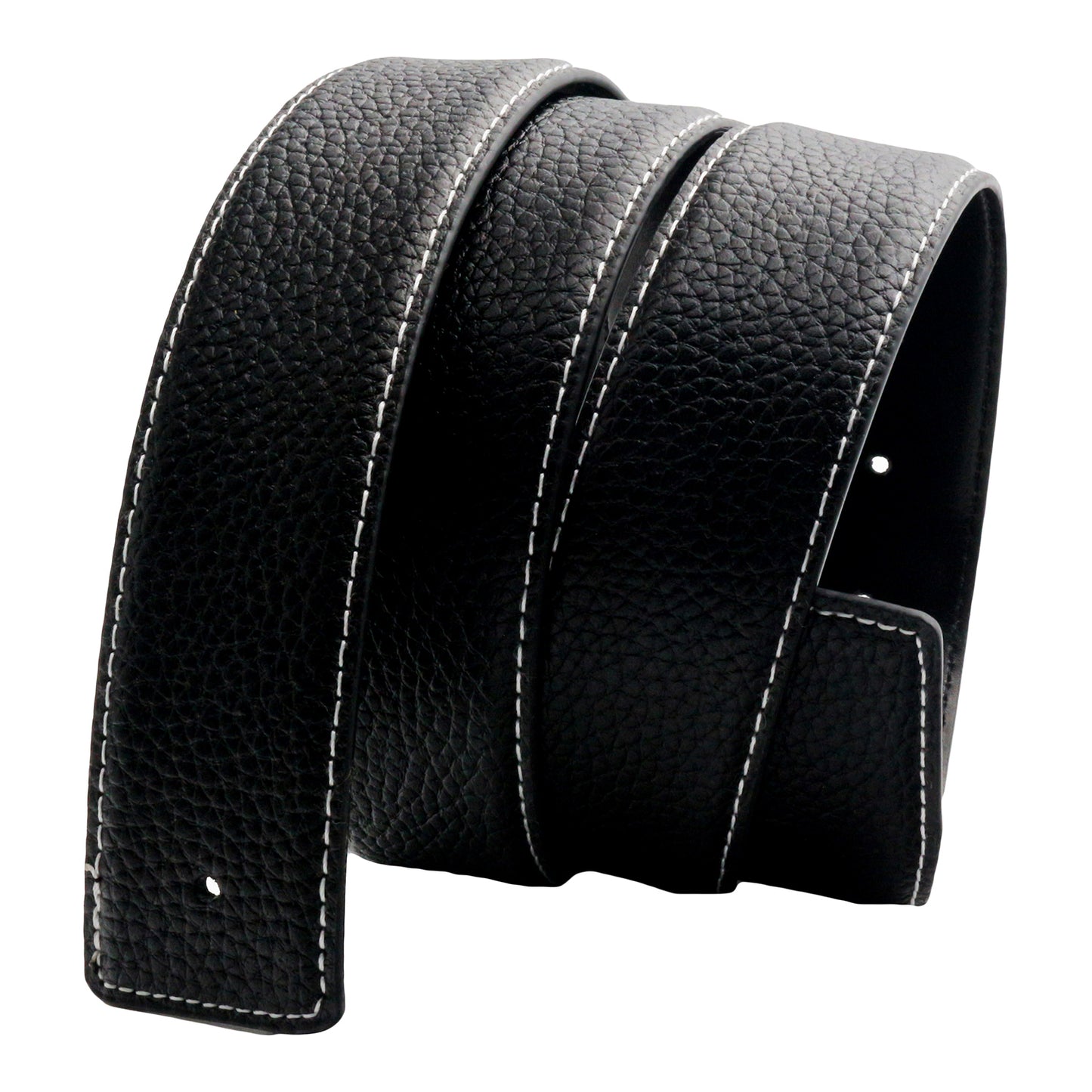 QHA Mens Leather Belts Genuine Replacement Belt Strap Without Buckle for Men Jeans 38mm Wide Q06