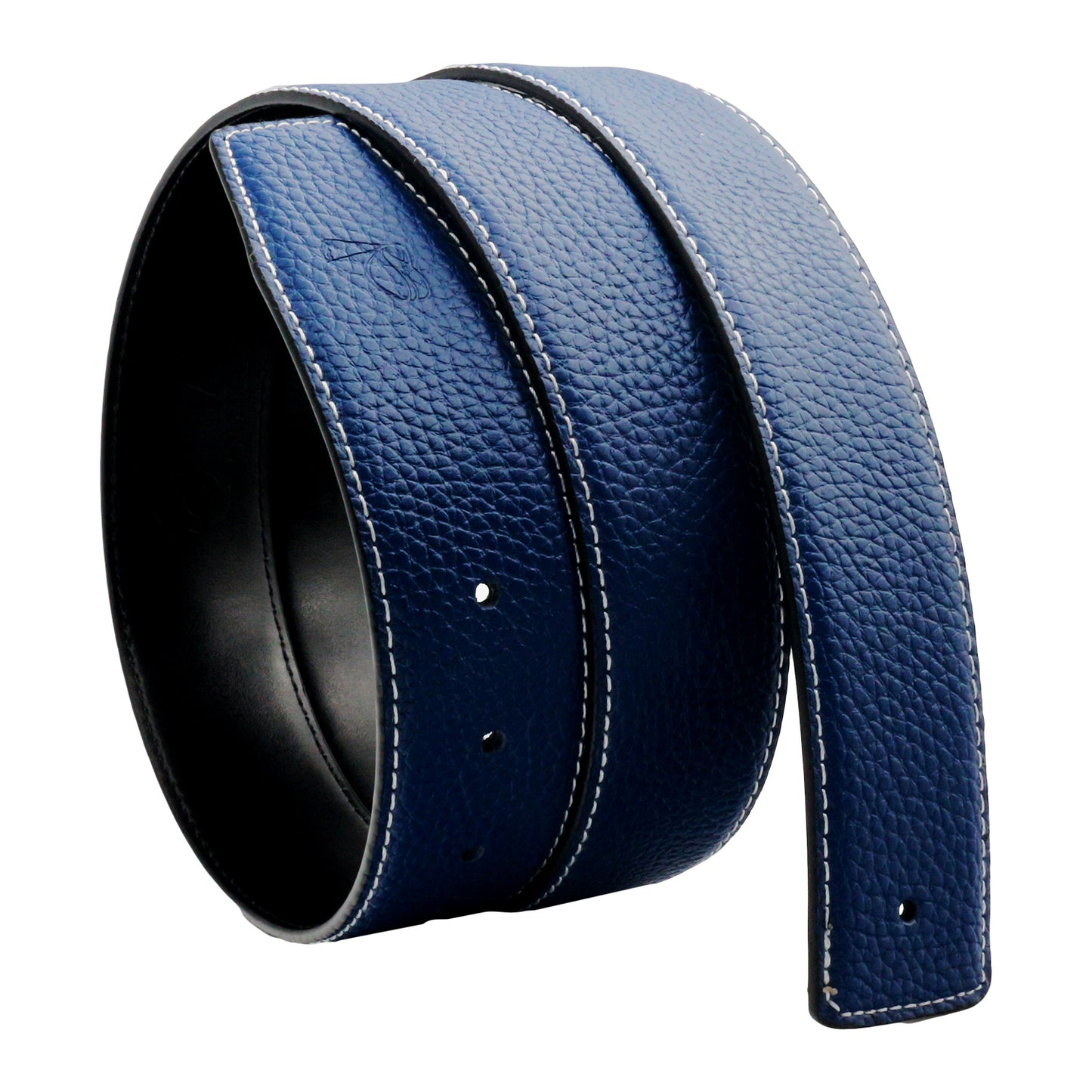 QHA Mens Leather Belts Genuine Replacement Belt Strap Without Buckle for Men Jeans 38mm Wide Q06