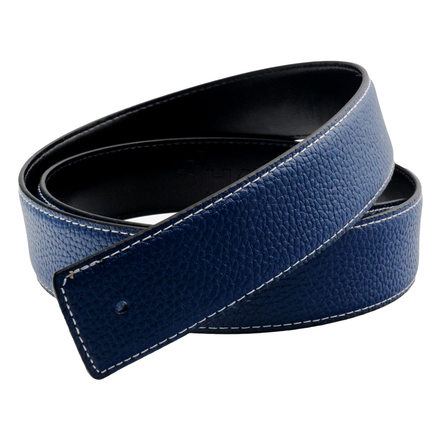 QHA Mens Leather Belts Genuine Replacement Belt Strap Without Buckle for Men Jeans 38mm Wide Q06