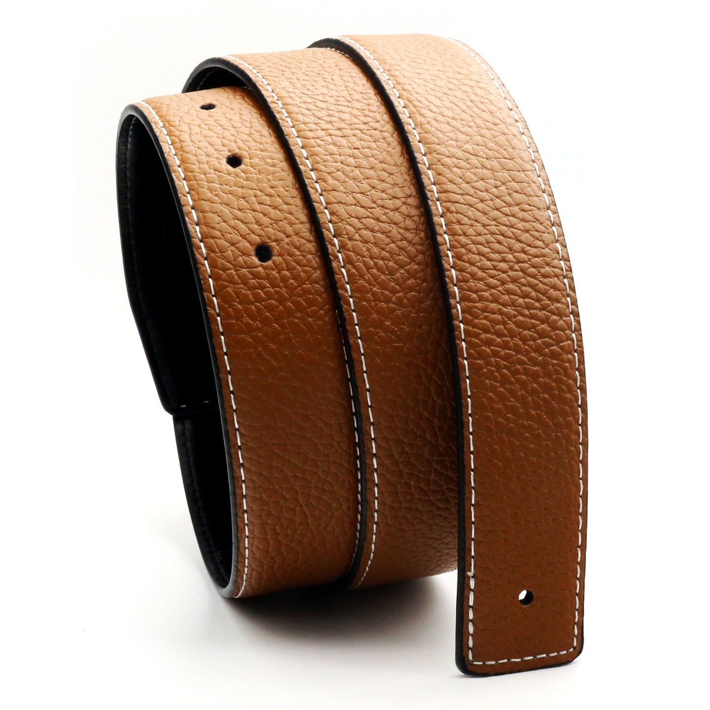 QHA Mens Leather Belts Genuine Replacement Belt Strap for H Buckle 32mm Wide Q03