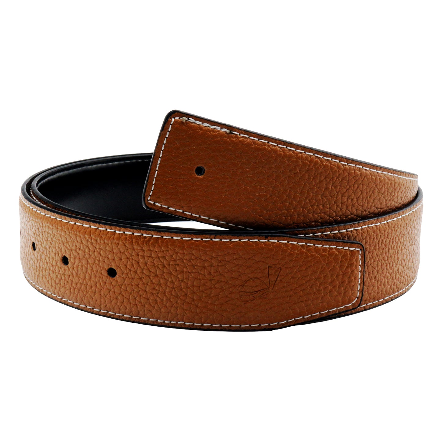 QHA Mens Leather Belts Genuine Replacement Belt Strap Without Buckle for Men Jeans 38mm Wide Q06